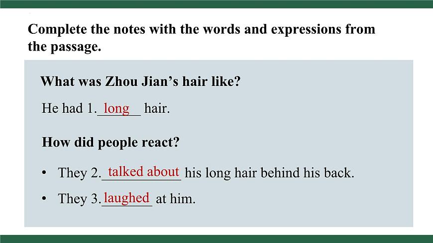 Lesson 4 Reading for writing第8頁(yè)