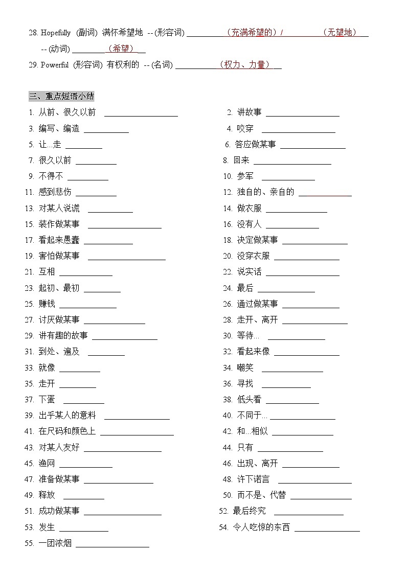 2025新人教版七年级下册英语 Unit 8知识点梳理及语法讲义(学生版)第3页