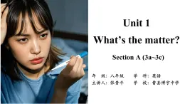 人教版英语八年级下册Unit1SectionA 3a-3c课件