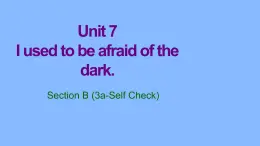 Unit7 Section B (3a-Self Check)課件 2024-2025學(xué)年八年級英語下冊