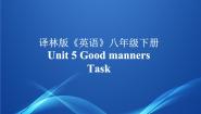 初中英语牛津译林版（2024）八年级下册Task优秀ppt课件