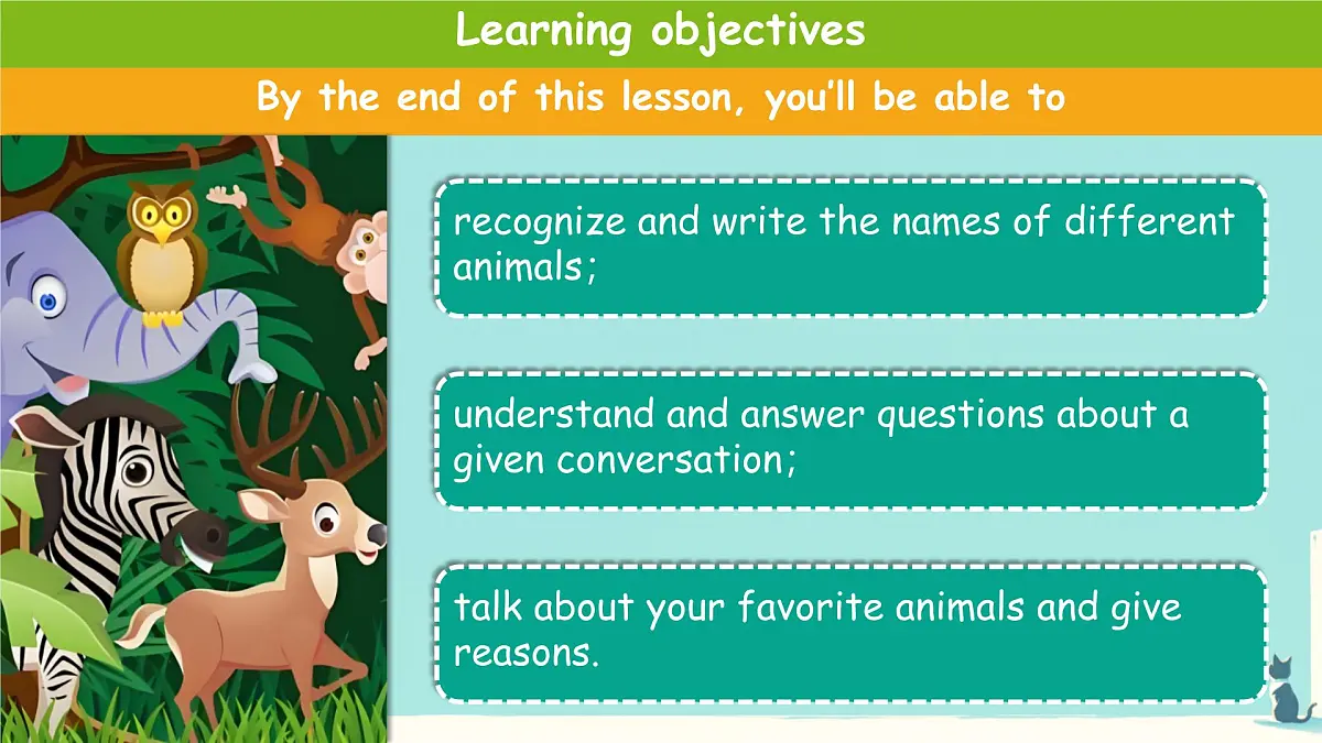 Unit 1 Animal Friends Section A 1a–1d, Pronunciation 3(课件)人教版(2024)英语七年级下册第3页