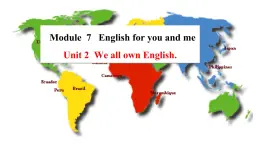 【新课标公开课】M7U2 We all own English.2025外研版九下英语课件