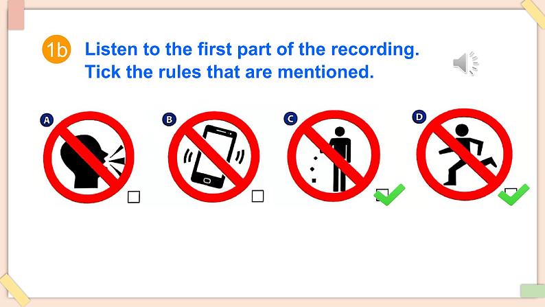 Unit 2 No Rules, No Order(第1课时)Section A(1a-1e) - 七年级英语下册 同步教学课件(人教版2024)第8页