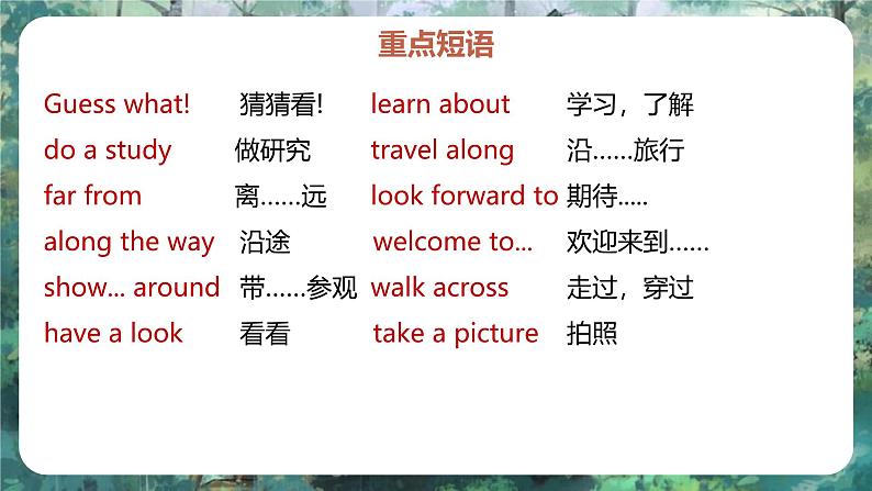 Unit 1 A trip to the Silk Road 单元复习 - 初中英语七年级下册 同步教学课件(冀教版2024)第4页
