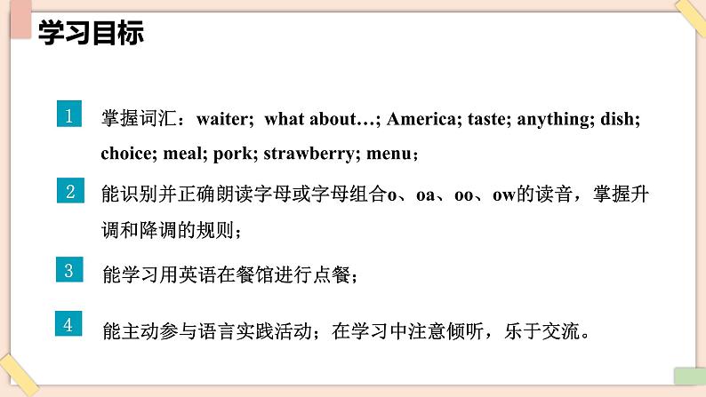 Unit 4 Eat Well(第2课时)Section A Pronunciation-2f - 七年级英语下册 同步教学课件(人教版2024)第2页