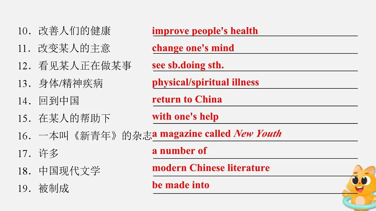 鲁教版八年级下册英语 Unit 1知识梳理课件PPT第6页