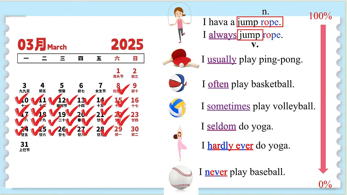 2025-2026学年人教版七年级下册英语Unit 3 Section A (2a-2e) 课件第8页