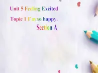 Unit 5Feeling Excited Topic 1 Section A課件  仁愛(ài)版英語(yǔ)八年級(jí)下冊(cè)