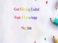 Unit 5Feeling Excited Topic 1 Section D課件  仁愛(ài)版英語(yǔ)八年級(jí)下冊(cè)