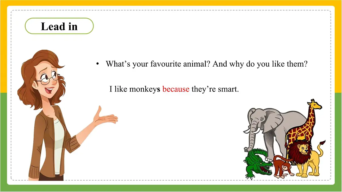 2024版人教版七年级英语下册Unit 1 Animal friends Section A Grammar Focus 同步课件第3页
