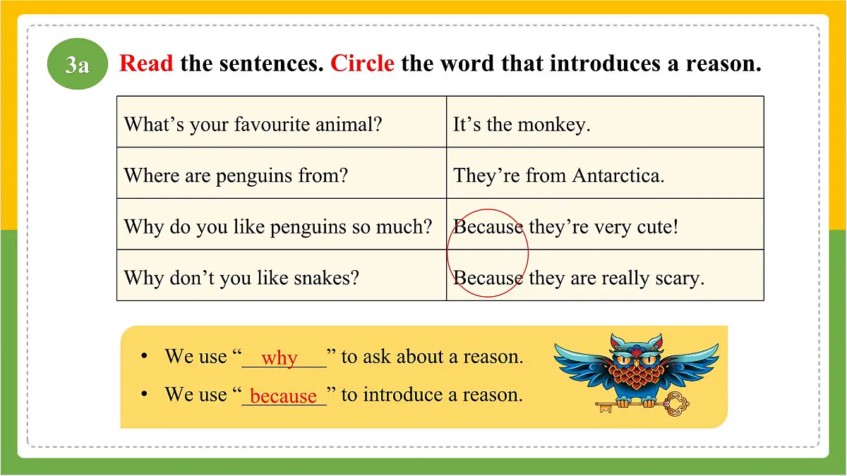 2024版人教版七年级英语下册Unit 1 Animal friends Section A Grammar Focus 同步课件第4页