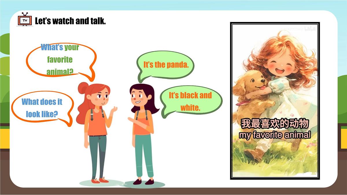 2024版人教版七年级英语下册Unit 1 Animal friends Section B(2a-2d project)同步课件第8页