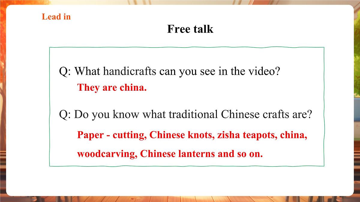 Unit4 Chinese folk art 第1课时Welcome to the unit教学课件第4页