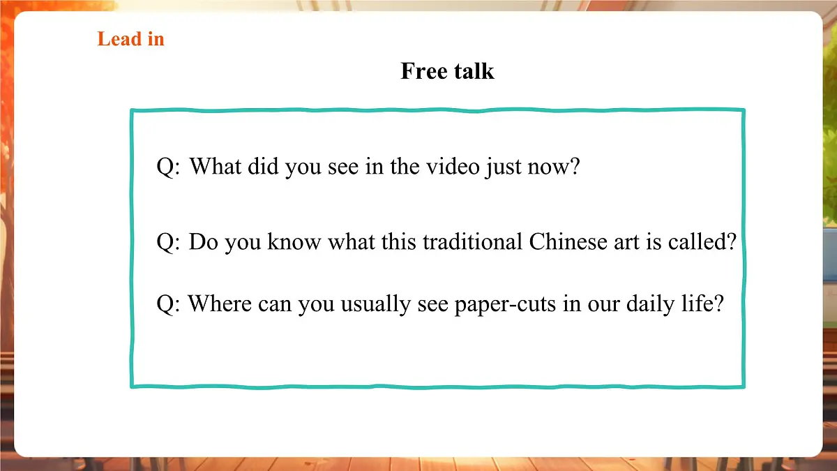 Unit4 Chinese folk art 第2课时Reading教学课件第4页