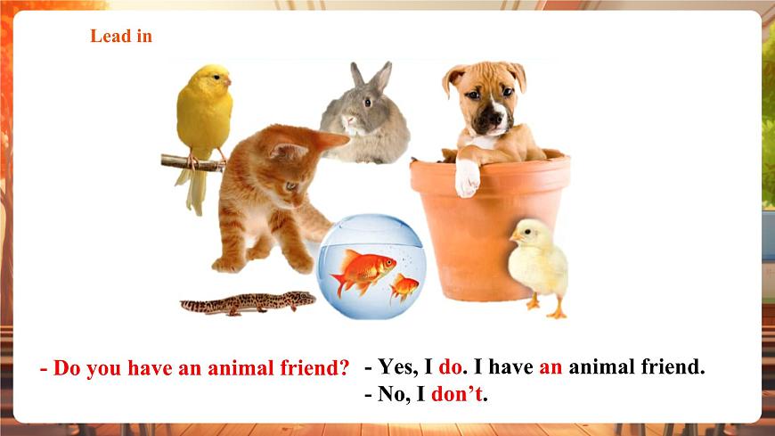 Unit 5 Animal friends 第1課時(shí)Welcome to the unit 課件第3頁