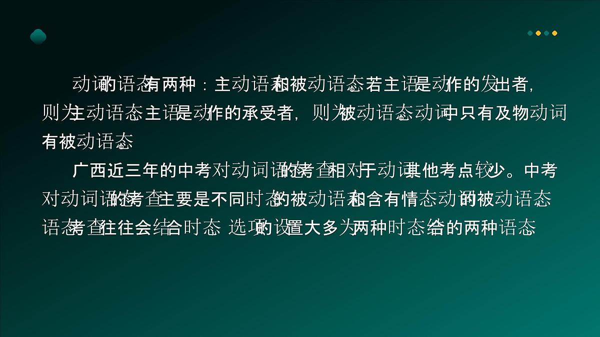 2025年牛津译林版英语中考专题复习课件:课题10+动词的语态第6页