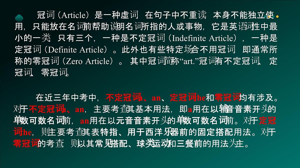 2025年牛津译林版英语中考专题复习课件:课题2+冠++词第6页