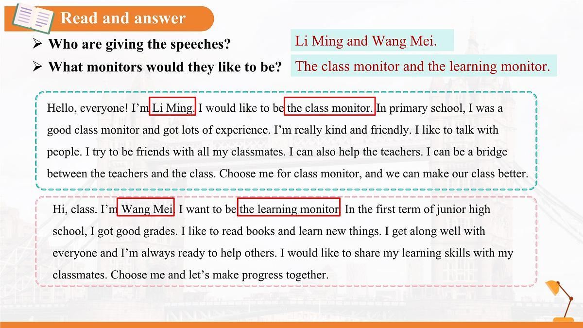 Unit 2 School life Lesson 4 课件 英语冀教版(2024)七年级下册第6页