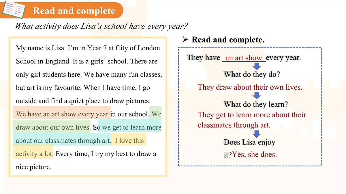Unit 2 School life Lesson 6 课件 英语冀教版(2024)七年级下册教案第8页