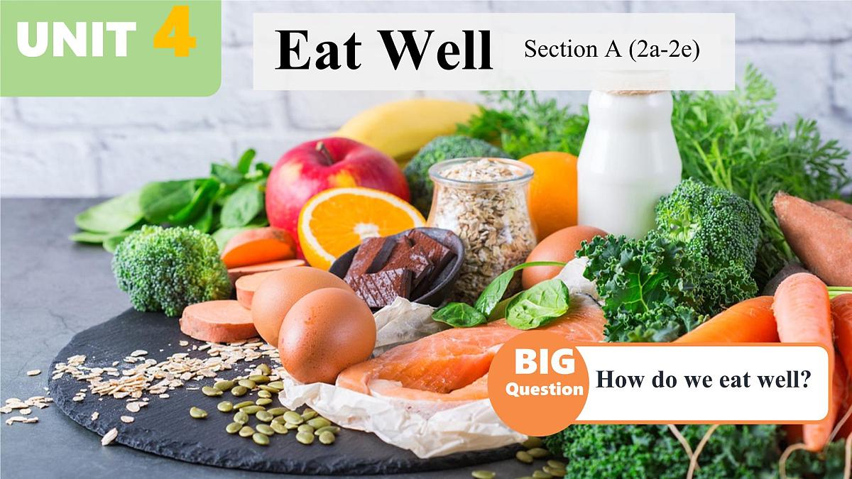 初中 英语 人教版(2024)七年级下册Unit 4 Eat Well Section A 课件第1页