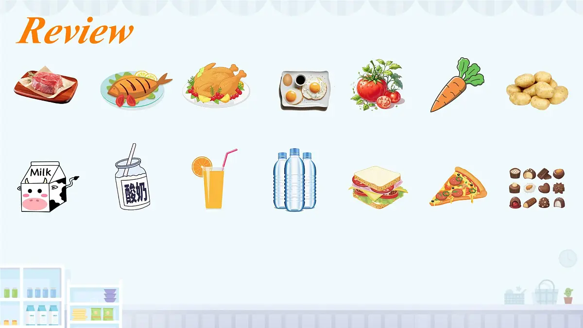 初中英语人教版(2024)七年级下册Unit 4 Eat Well Section A 课件第2页