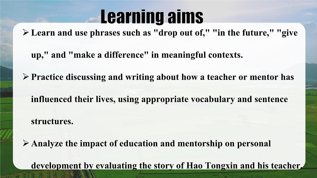 Unit 2 Lesson 3 Making a difference 课件 2025学年七年级英语下册冀教版(2024)第2页