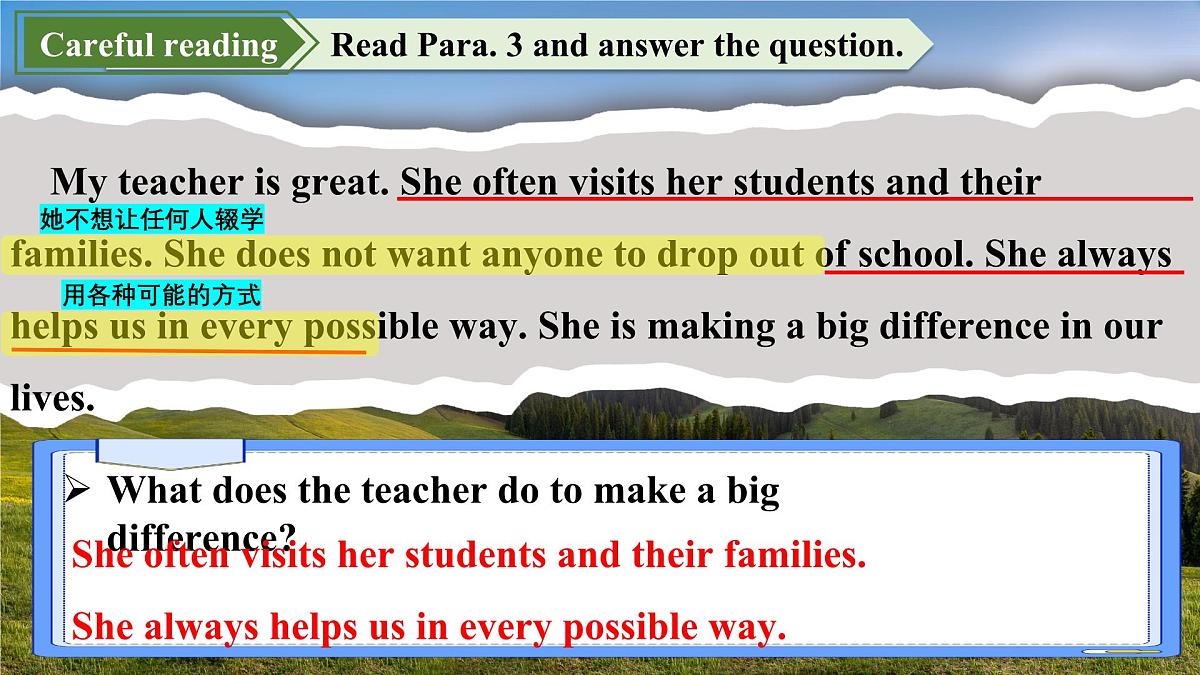 Unit 2 Lesson 3 Making a difference 课件 2025学年七年级英语下册冀教版(2024)第8页