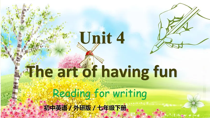 Unit 4 第4课时Reading+for+writing 课件 2025学年七年级英语下册(外研版)第1页