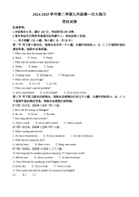 2025年河南省洛阳市伊川县中考一模英语试题(原卷版+解析版)