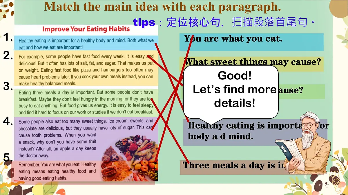 初中英语人教版(2024)七年级下册Unit 4 Eat Well Section B 课件第7页