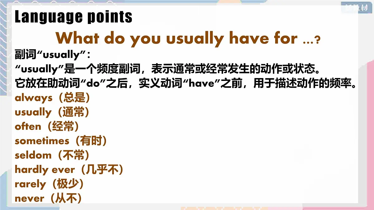 Unit 3 语言知识点讲练 2025学年七年级英语下册同步精品课堂(人教版2024)课件第7页