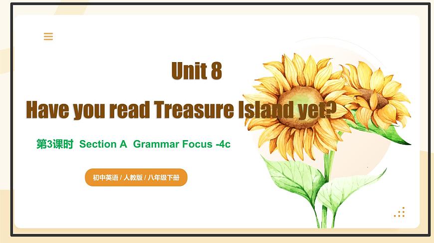 Unit 8 第3课时 Section A Grammar Focus-4c(同步课件)2025学年八年级英语下册人教版第1页