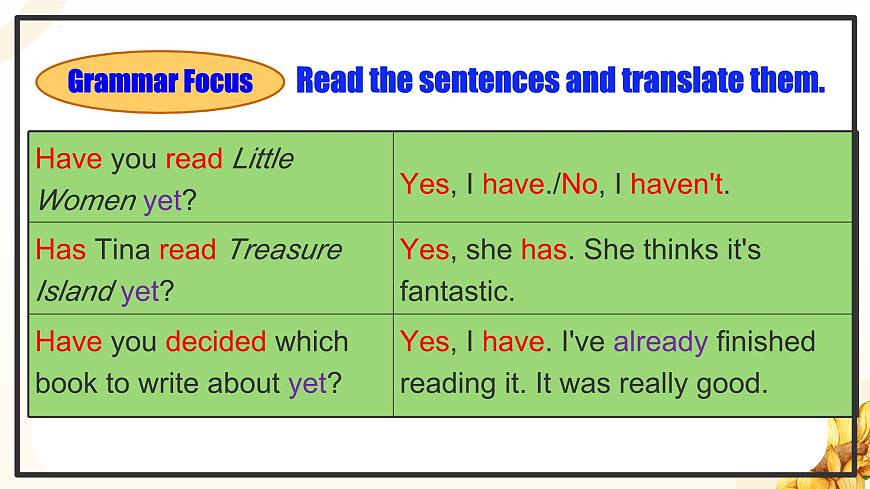 Unit 8 第3课时 Section A Grammar Focus-4c(同步课件)2025学年八年级英语下册人教版第8页