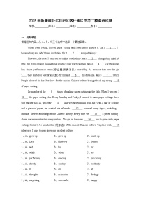 2025年新疆喀什地区中考二模英语试题(附答案解析)