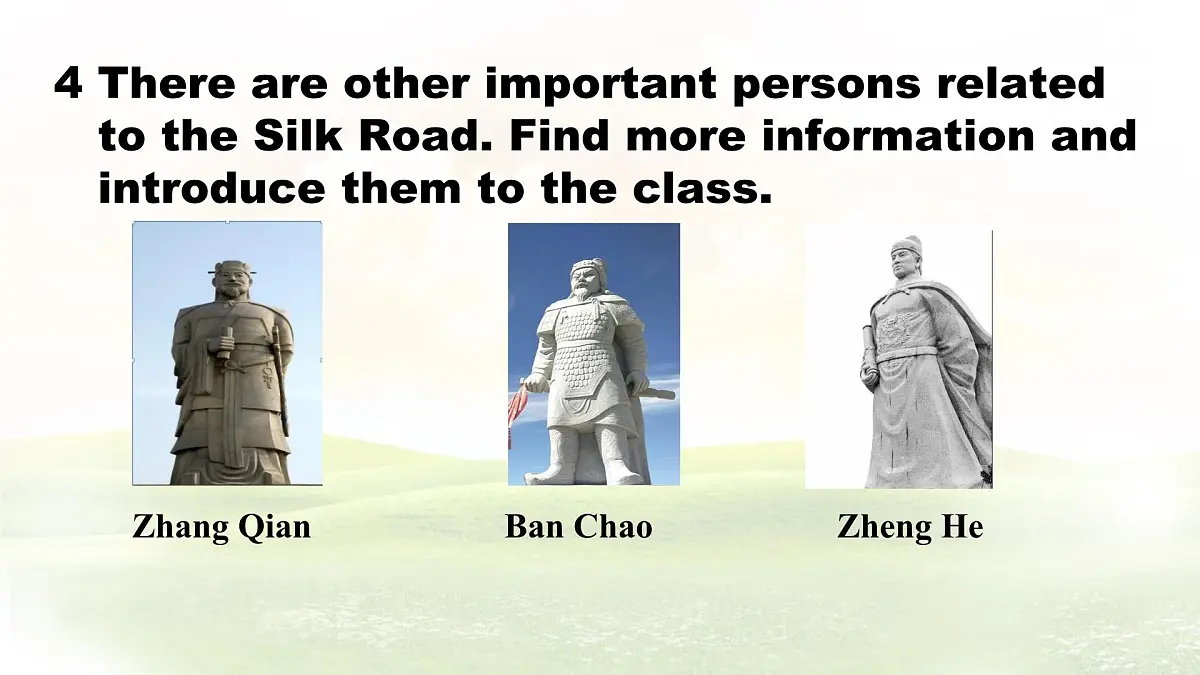 Unit 1 A trip to the Silk Road Lesson 6 Marco Polo and the Silk Road 课件 英语冀教版(2024)七年级下册第7页