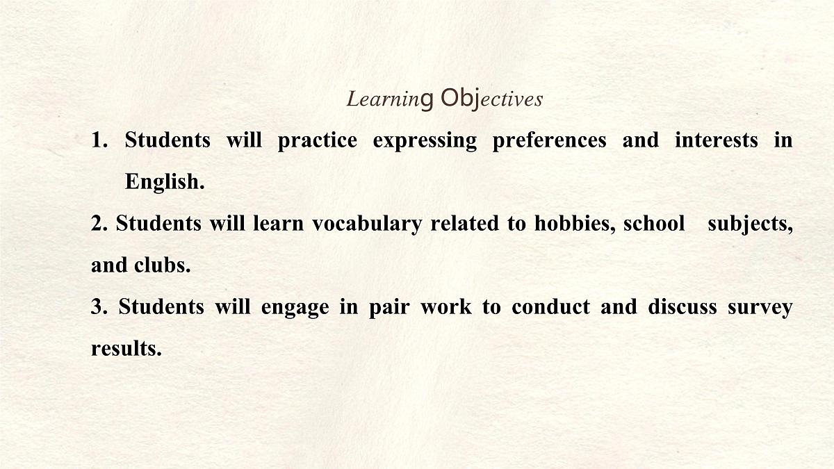 Unit 3 Lesson 3 Colourful activities 课件 英语冀教版(2024)七年级下册第2页
