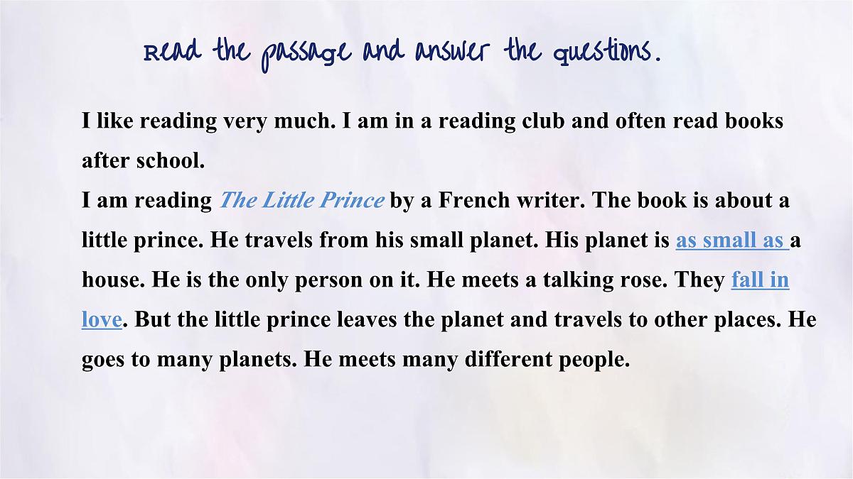 Unit 3 Understanding Cultures—The Little Prince 课件 英语冀教版(2024)七年级下册第7页