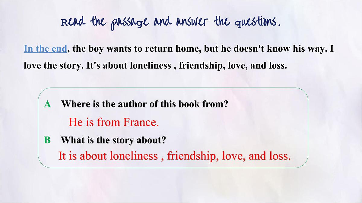 Unit 3 Understanding Cultures—The Little Prince 课件 英语冀教版(2024)七年级下册第8页