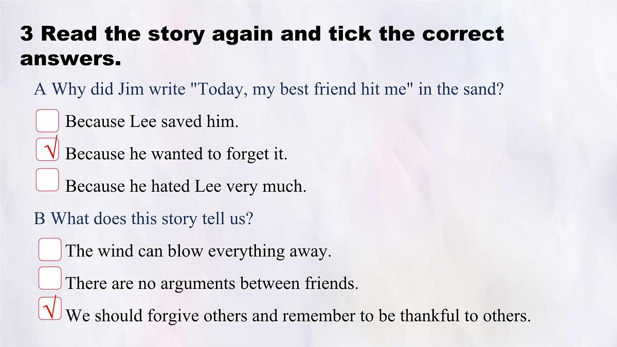 Unit 4 Lesson2 A story of friendship课件 英语冀教版(2024)七年级下册第7页