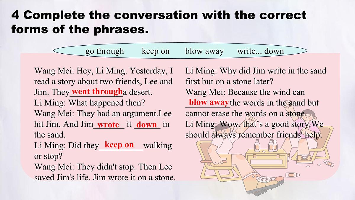 Unit 4 Lesson2 A story of friendship课件 英语冀教版(2024)七年级下册第8页