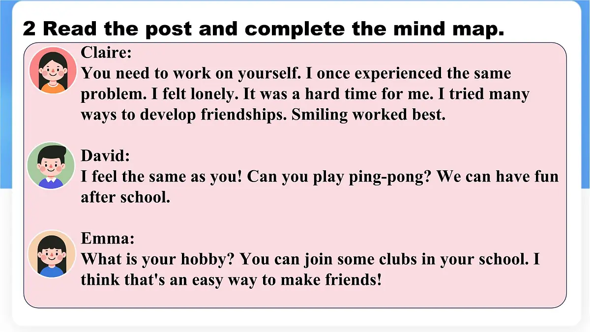Unit 4 Lesson4 Giving advice.课件 英语冀教版(2024)七年级下册第5页