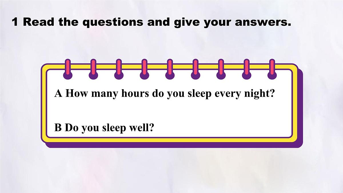 Unit 7 Lesson 3 Good sleep for good health课件 英语冀教版(2024)七年级下册第4页