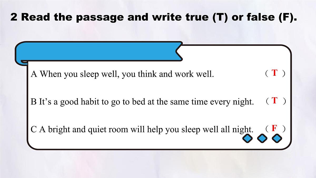 Unit 7 Lesson 3 Good sleep for good health课件 英语冀教版(2024)七年级下册第6页