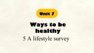 冀教版（2024）七年级下册（2024）Lesson 5 A lifestyle survey教学演示ppt课件