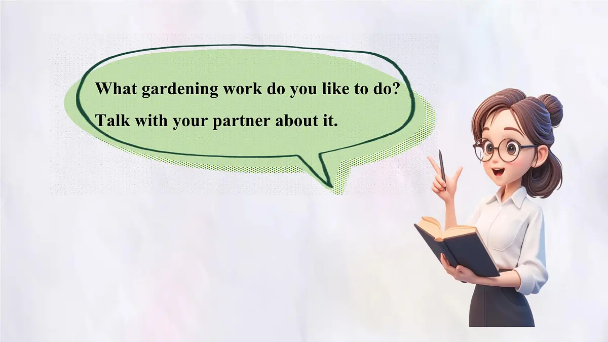 Unit 8 Lesson 2 Gardening with Mary.课件 英语冀教版(2024)七年级下册第3页