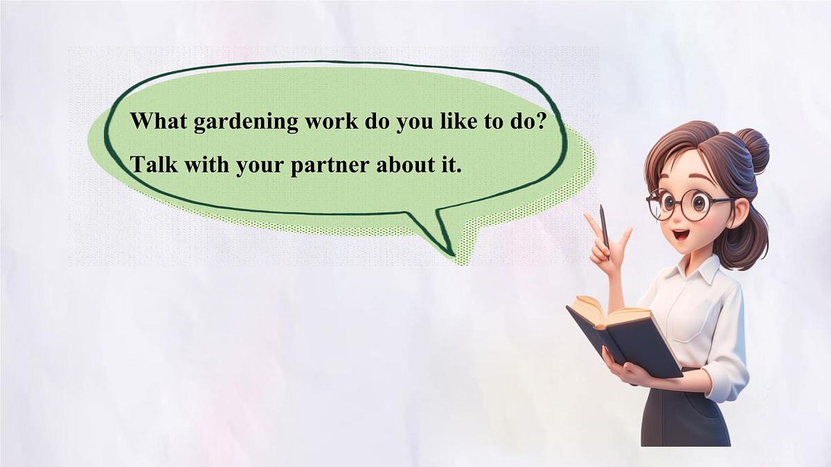Unit 8 Lesson 2 Gardening with Mary.课件 英语冀教版(2024)七年级下册第3页