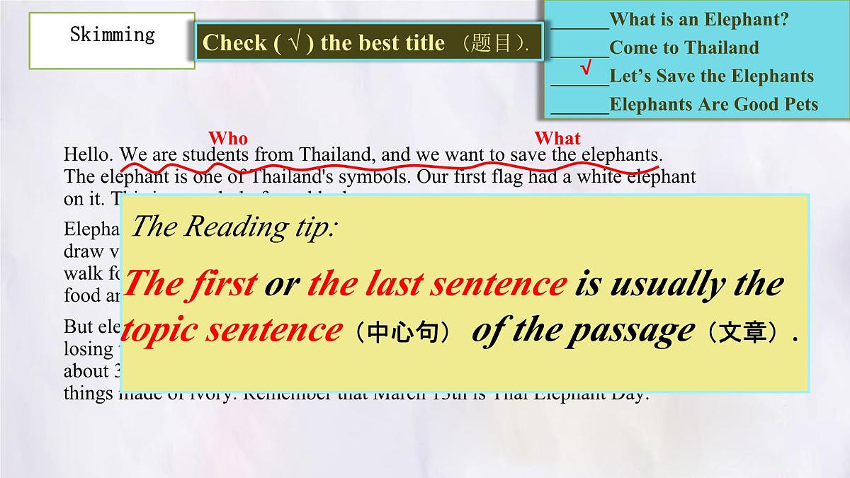 Unit 8 Lesson 3 The elephants' journey home 课件 英语冀教版(2024)七年级下册第8页