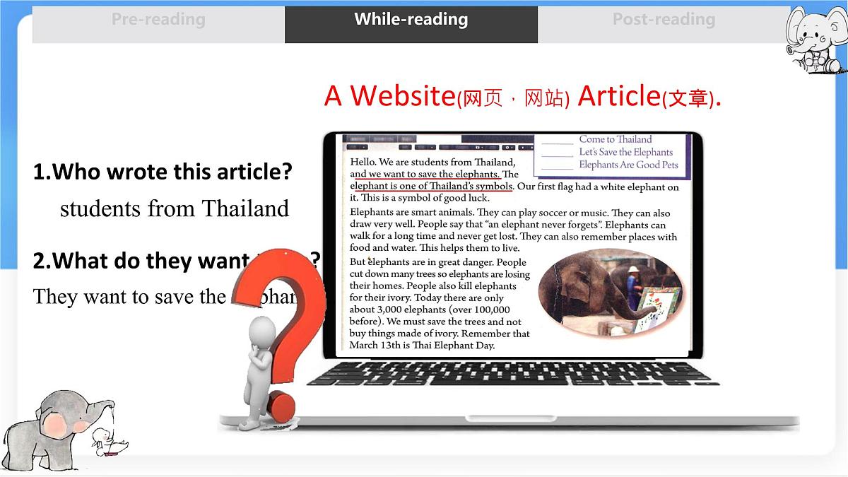 Unit 8 Lesson 3 The elephants' journey home课件 英语冀教版(2024)七年级下册第5页