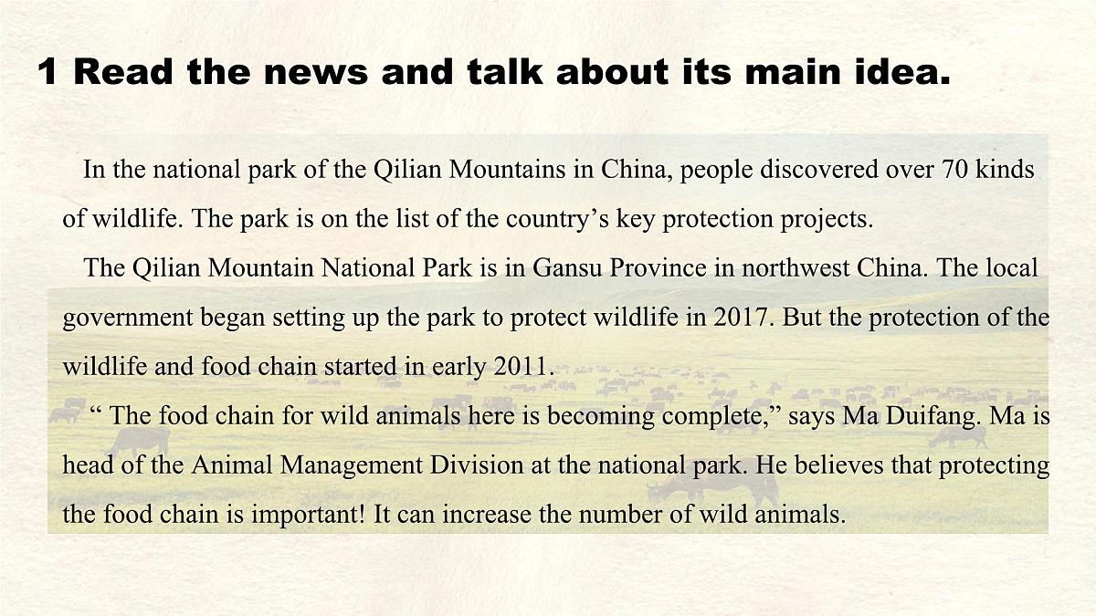 Unit 8 Lesson 5 A national park课件 英语冀教版(2024)七年级下册第4页